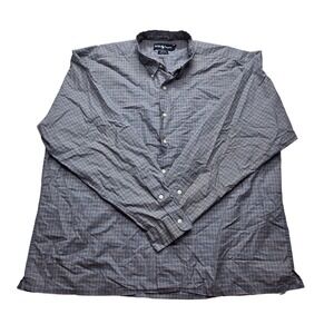 Ralph Lauren Greggor Shirt Plaid Button Down Cotton Blue Orange Mens XXL Preppy